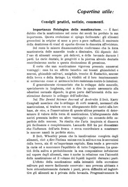 Annali di odontologia periodico mensile