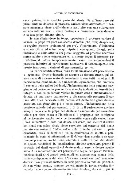 Annali di odontologia periodico mensile