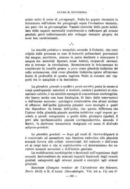 Annali di odontologia periodico mensile