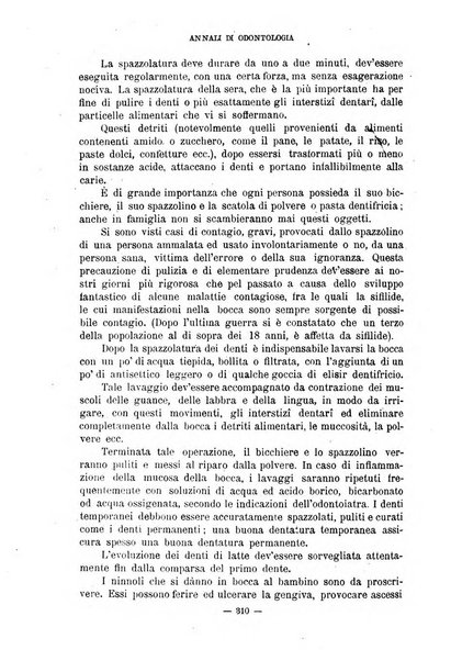 Annali di odontologia periodico mensile