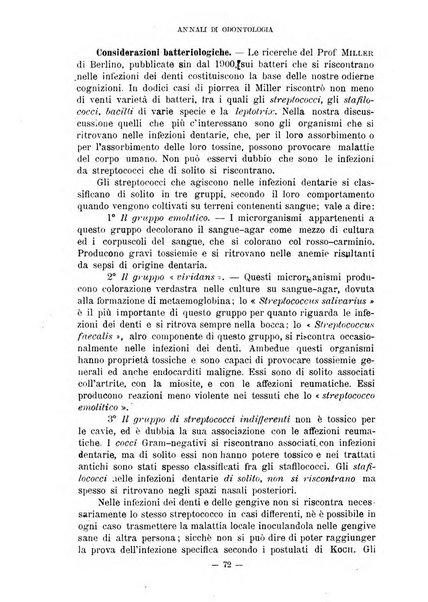 Annali di odontologia periodico mensile