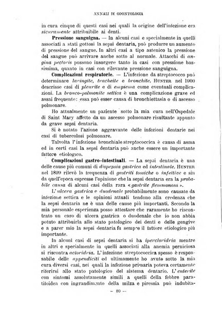 Annali di odontologia periodico mensile