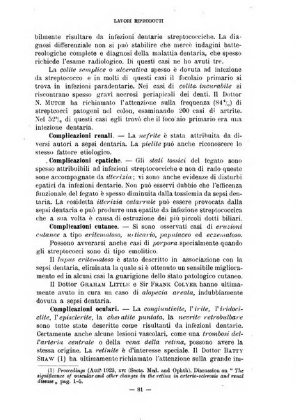 Annali di odontologia periodico mensile