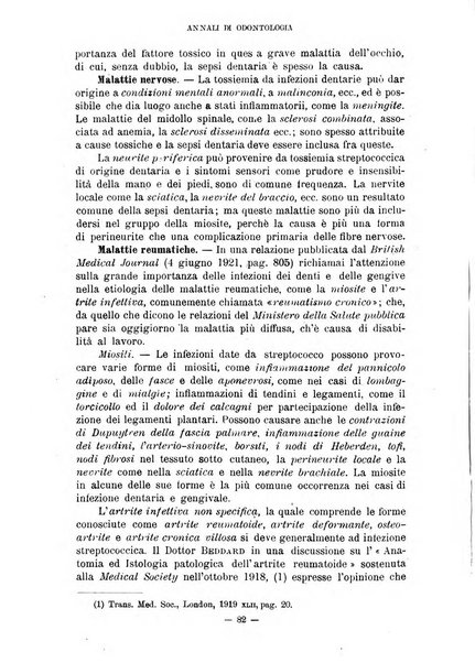 Annali di odontologia periodico mensile