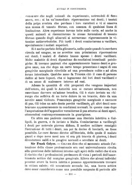 Annali di odontologia periodico mensile