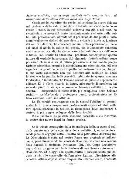 Annali di odontologia periodico mensile