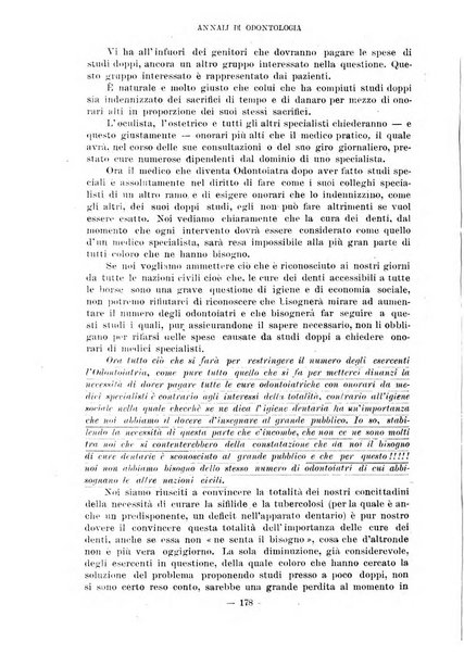 Annali di odontologia periodico mensile