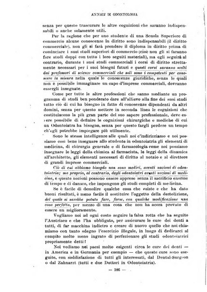 Annali di odontologia periodico mensile