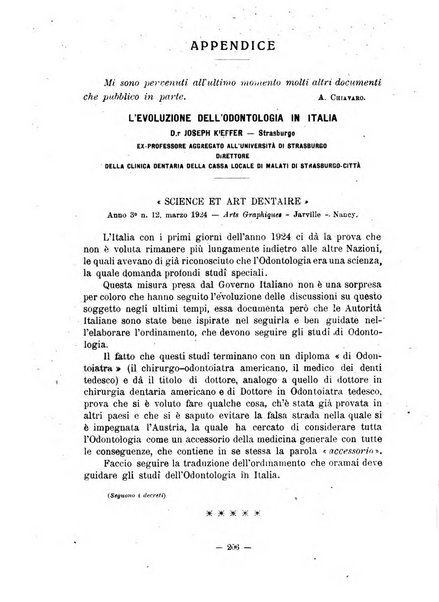 Annali di odontologia periodico mensile