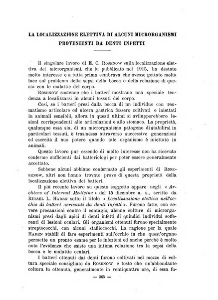 Annali di odontologia periodico mensile