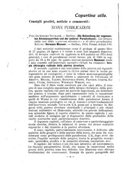 Annali di odontologia periodico mensile