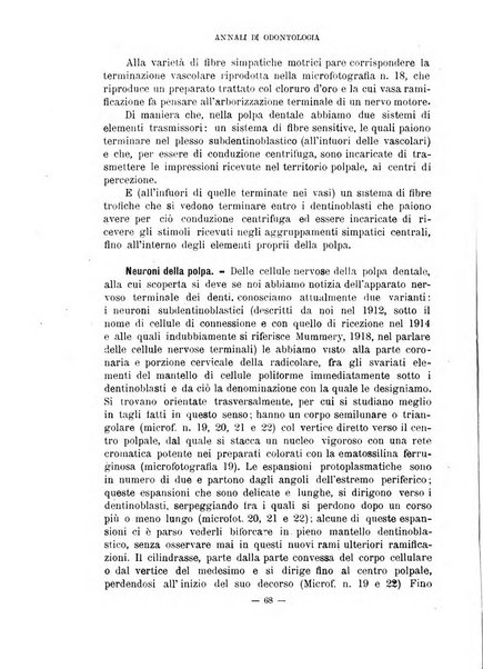 Annali di odontologia periodico mensile