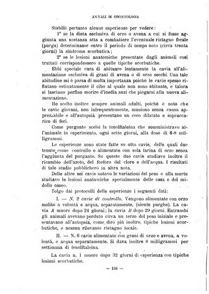 Annali di odontologia periodico mensile