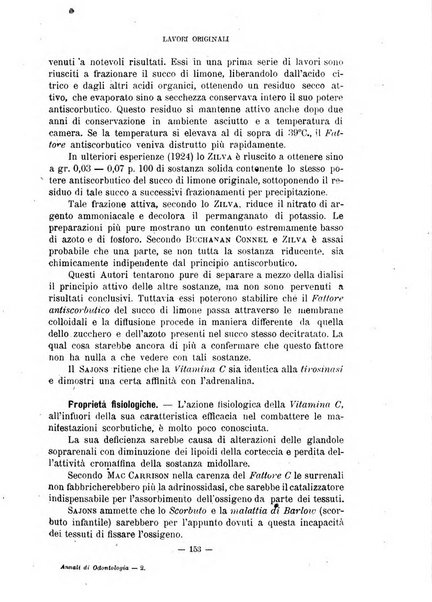 Annali di odontologia periodico mensile