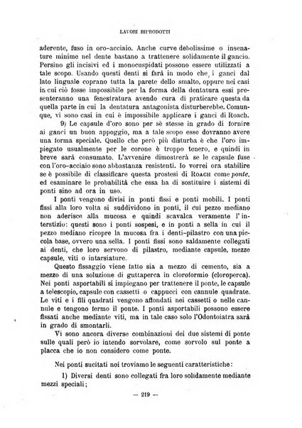 Annali di odontologia periodico mensile