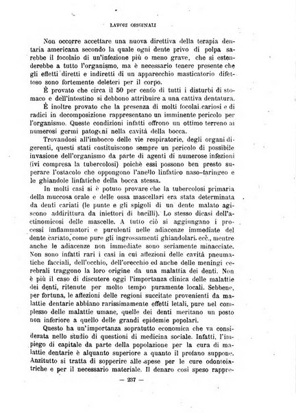 Annali di odontologia periodico mensile