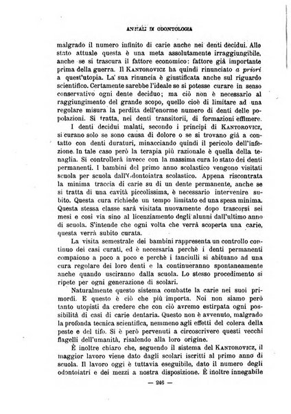 Annali di odontologia periodico mensile