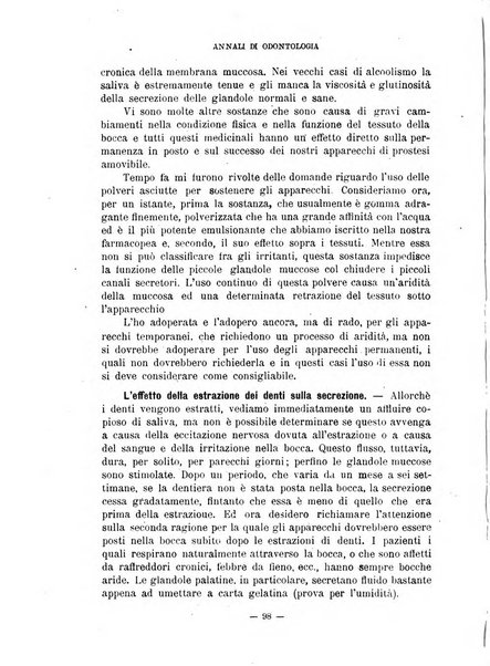 Annali di odontologia periodico mensile