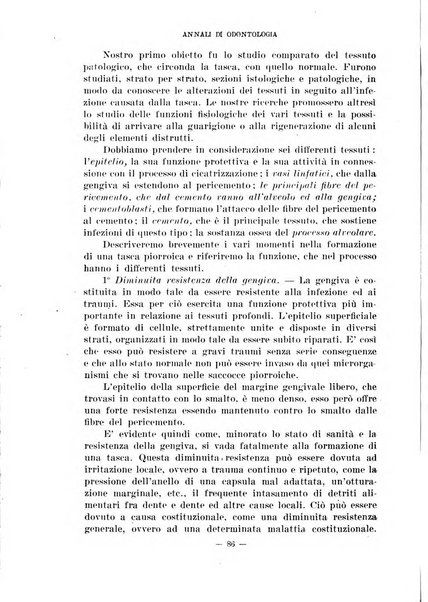 Annali di odontologia periodico mensile