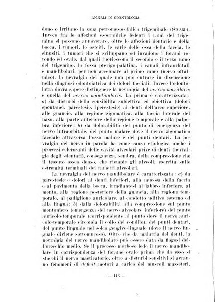 Annali di odontologia periodico mensile