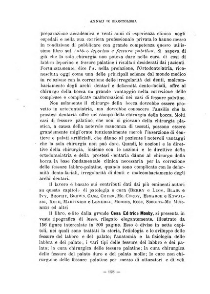 Annali di odontologia periodico mensile