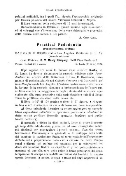 Annali di odontologia periodico mensile