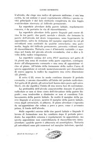 Annali di odontologia periodico mensile