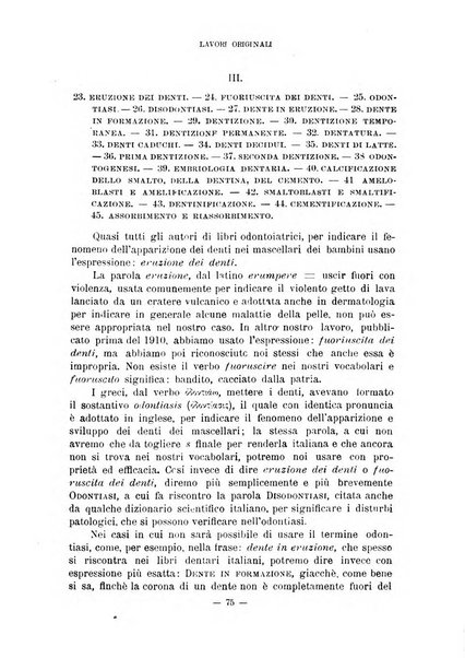 Annali di odontologia periodico mensile