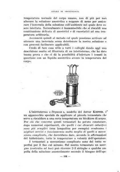 Annali di odontologia periodico mensile