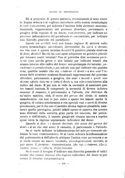 Annali di odontologia periodico mensile