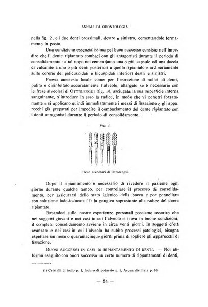 Annali di odontologia periodico mensile