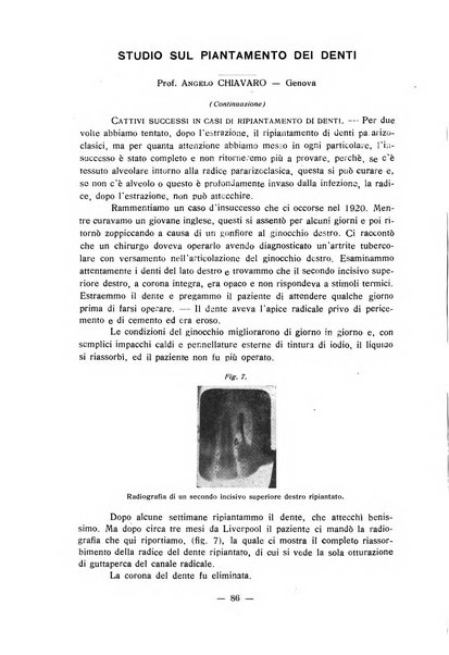 Annali di odontologia periodico mensile