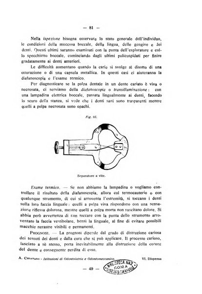 Annali di odontologia periodico mensile