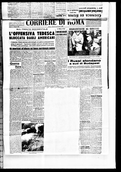 Corriere di Roma : quotidiano di informazioni / a cura del PWB