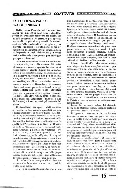 Costruire rivista mensile fascista