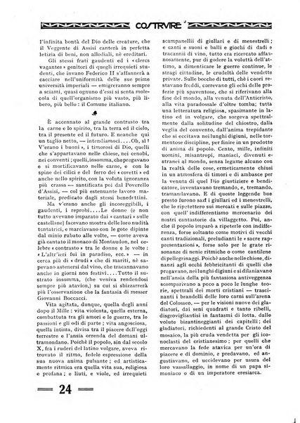 Costruire rivista mensile fascista