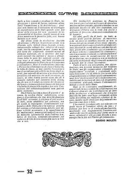 Costruire rivista mensile fascista