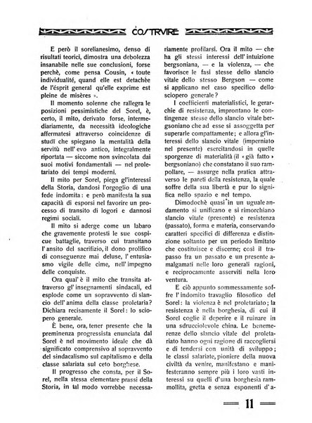 Costruire rivista mensile fascista