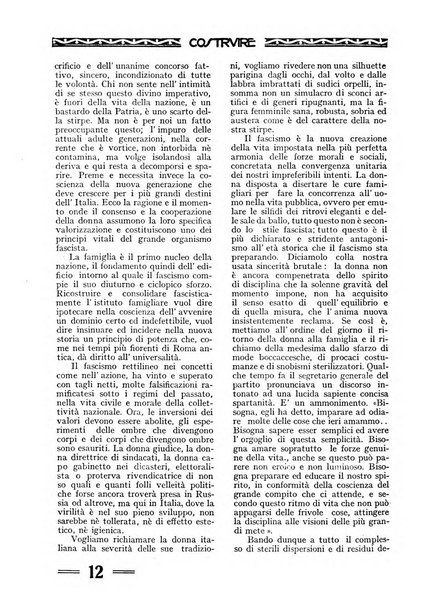 Costruire rivista mensile fascista