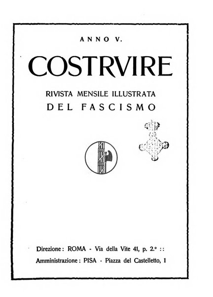 Costruire rivista mensile fascista