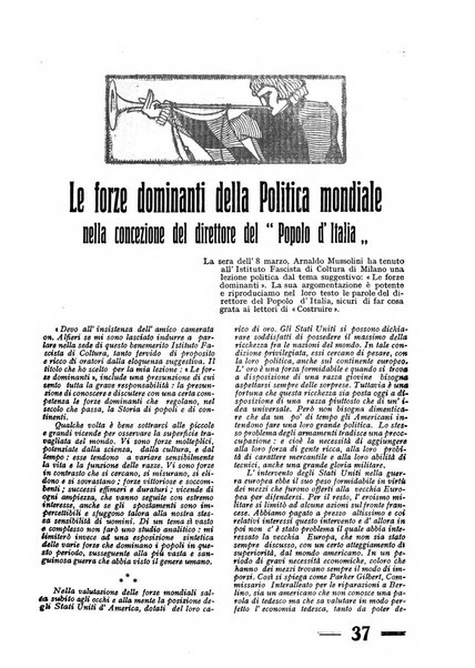 Costruire rivista mensile fascista