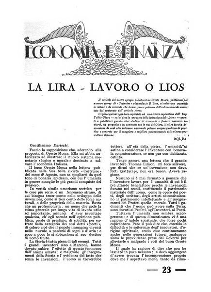 Costruire rivista mensile fascista