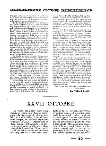 Costruire rivista mensile fascista