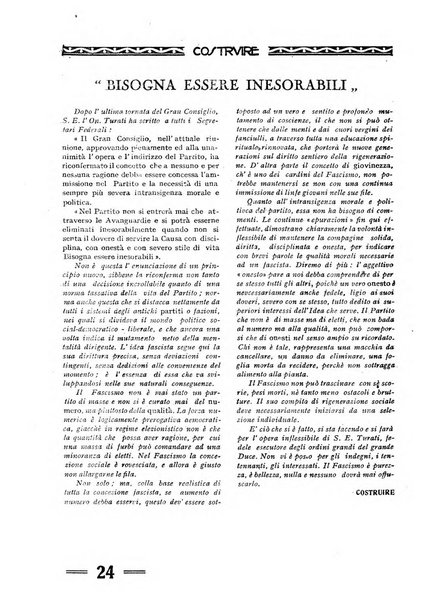 Costruire rivista mensile fascista