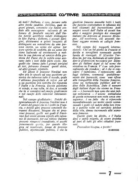 Costruire rivista mensile fascista