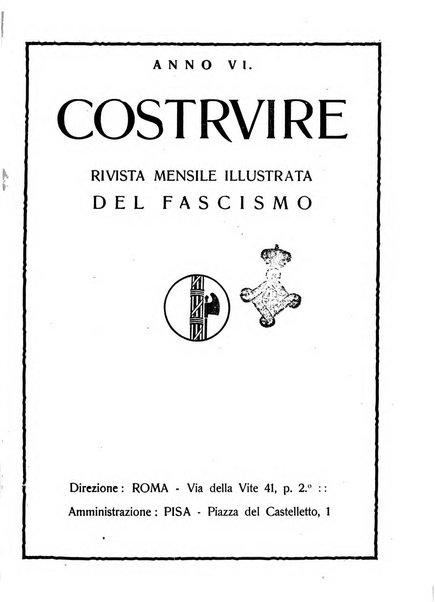 Costruire rivista mensile fascista