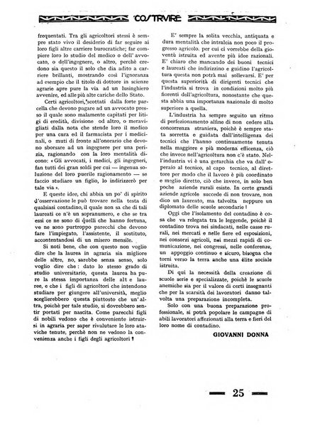 Costruire rivista mensile fascista