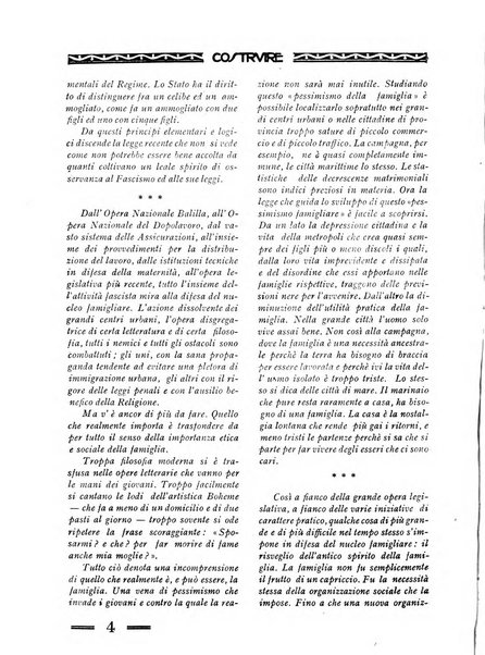 Costruire rivista mensile fascista