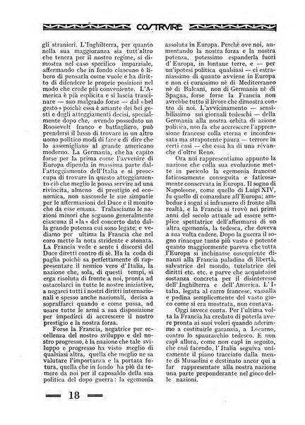 Costruire rivista mensile fascista