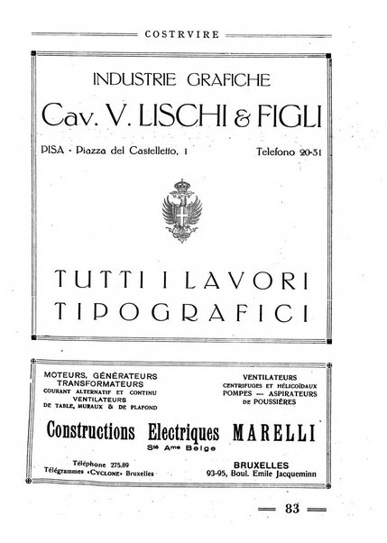 Costruire rivista mensile fascista